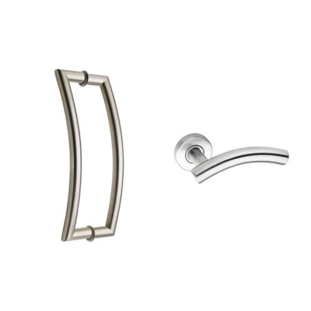 Round handle for door