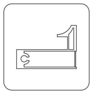 Bottom Orbit Sliding Wardrobe Icon