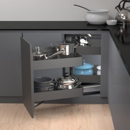 Grey Solid Magic Corner