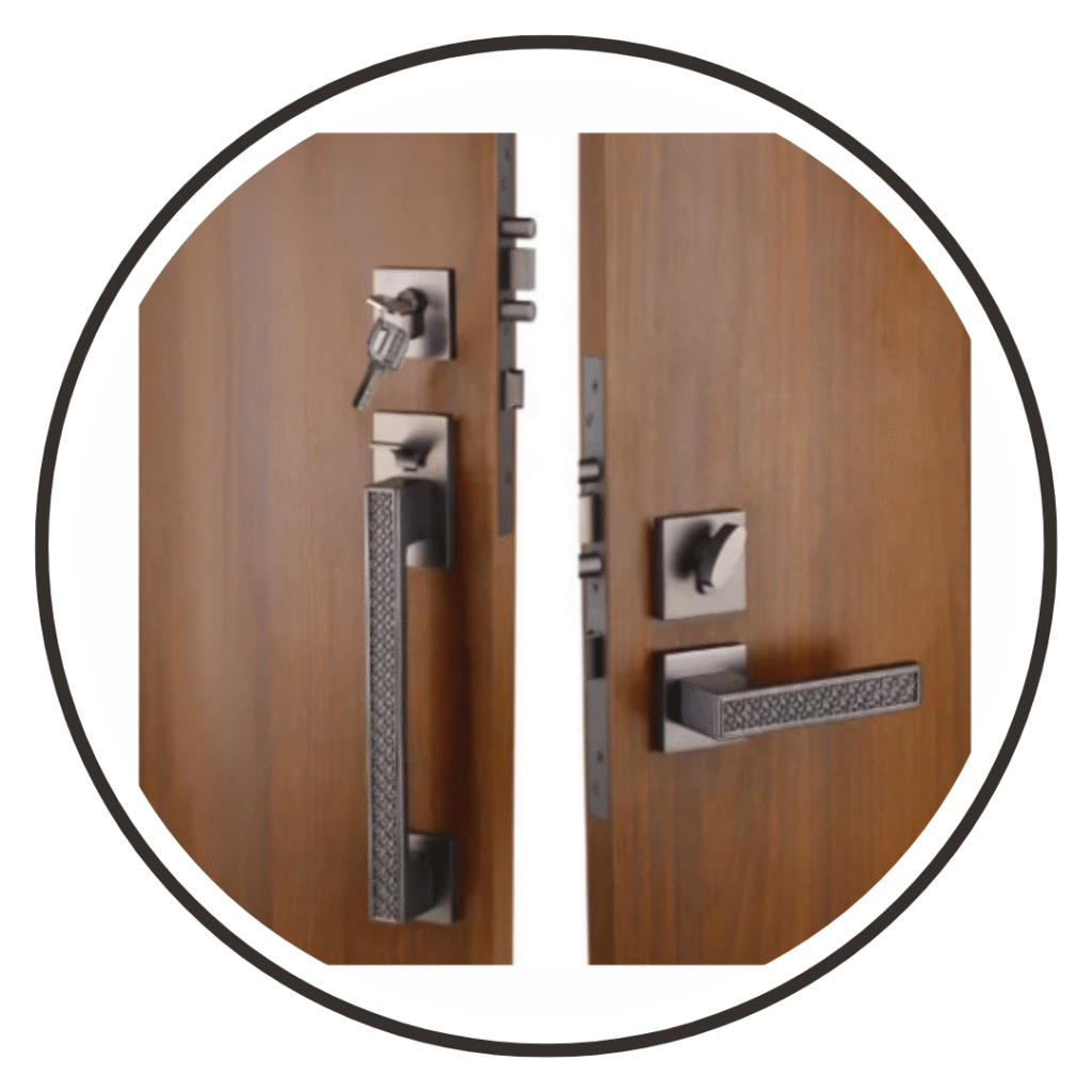 Premium Main Door Lock Set
